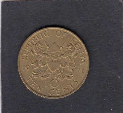 Beschrijving: 10 Cent KENYATTA 